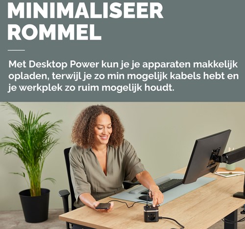 Stekkerblok Fellowes PCF 3v 1xUSB A 2xC 2m zwart 1 Stuk-4