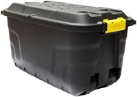 Opbergbox Bankers Box 75L wielen robuust zwart 1 Stuk