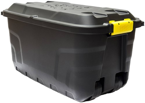 Opbergbox Bankers Box 75L wielen robuust zwart 1 Stuk
