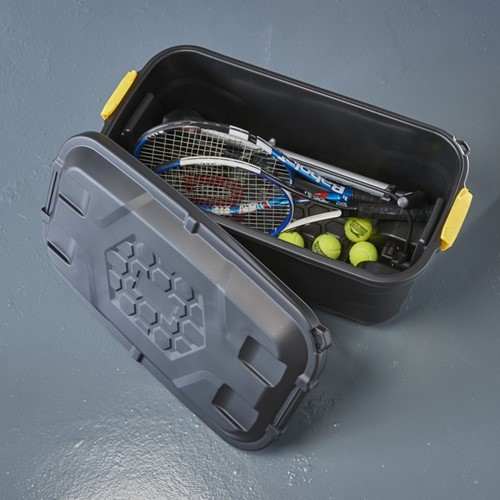 Opbergbox Bankers Box 75L wielen robuust zwart 1 Stuk-2