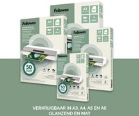 Lamineerhoes Fellowes A6 light gerecycled glans 100 Stuk-4