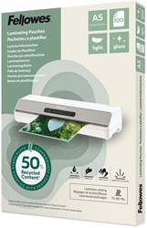 Lamineerhoes Fellowes A5 2x75micron recycled glans 100 Stuk