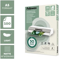 Lamineerhoes Fellowes A5 2x75micron recycled mat 100 Stuk-2