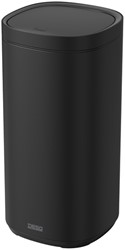 Afvalbak Desq Touch 50 liter RVS zwart 1 Stuk