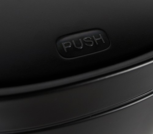 Afvalbak Desq Touch 50 liter RVS zwart 1 Stuk-3