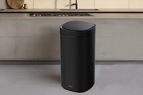 Afvalbak Desq Sensor 40 liter RVS zwart 1 Stuk-1