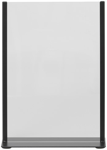 Kaarthouder Europel zwart metaal met acryl bord A4 1 Stuk-2