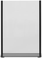 Kaarthouder Europel zwart metaal met acryl bord A4 1 Stuk-2