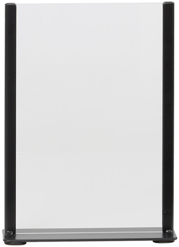 Kaarthouder Europel zwart metaal met acryl bord A5 1 Stuk-2