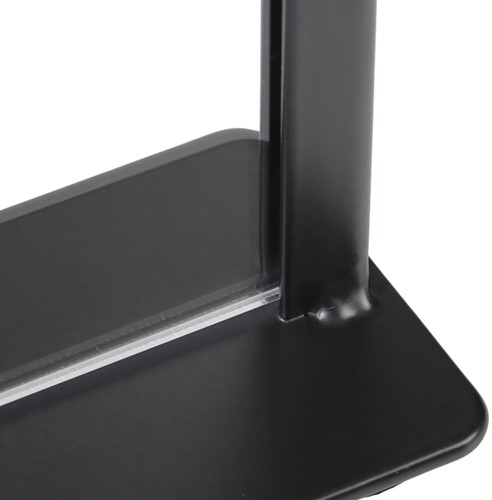 Kaarthouder Europel zwart metaal met acryl bord A5 1 Stuk-4