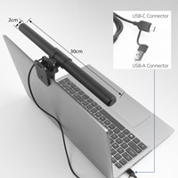 Laptop lamp ACT Clip-on led dimbaar USB 1 Stuk-1