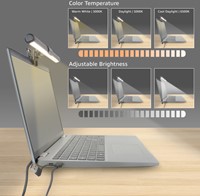 Laptop lamp ACT Clip-on led dimbaar USB 1 Stuk-3