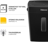 Papiervernietiger Fellowes P-42C 4x34mm 1 Stuk-2