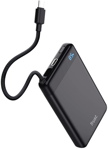 Powerbank Trust Fiera 10.000 met kabel 1 Stuk-2