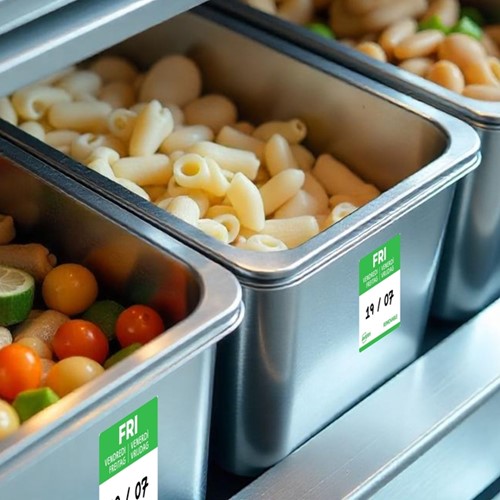 Etiket Avery HACCP vrijdag-groen 25x25mm 1000st 1000 Stuk-3