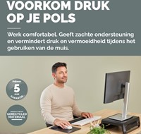 Polssteun Fellowes Breyta zwart 1 Stuk-1