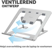 Laptopstandaard Fellowes Alumia zilver 1 Stuk-4