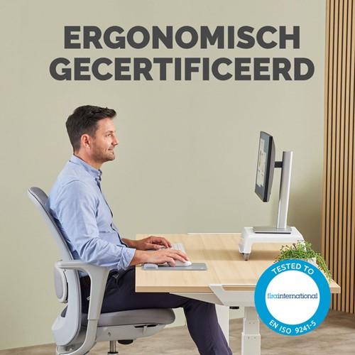 Muismat met polssteun Fellowes Breyta XL grijs 1 Stuk-4