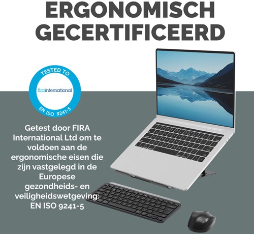 Laptopstandaard Fellowes Alumia zwart 1 Stuk-1