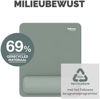 Muismat met polssteun Fellowes Breyta saliegroen 1 Stuk-5