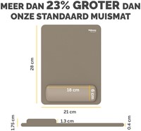 Muismat met polssteun Fellowes Breyta XL zand 1 Stuk-2