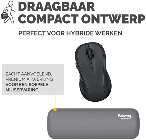 Polssteun Fellowes Breyta palm grijs 1 Stuk-3