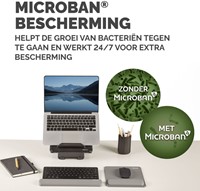 Muismat met polssteun Fellowes Breyta grijs 1 Stuk-2