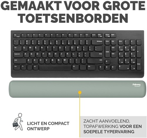 Polssteun Fellowes Breyta saliegroen 1 Stuk-3