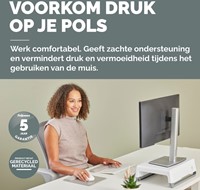 Muismat met polssteun Fellowes Breyta zand 1 Stuk-1