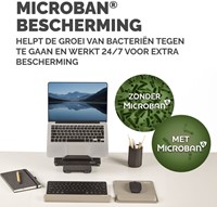 Muismat met polssteun Fellowes Breyta zand 1 Stuk-2