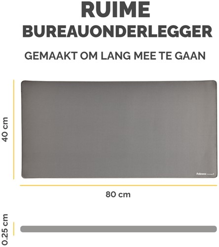 Bureau-onderlegger Fellowes Breyta grijs 1 Stuk-2