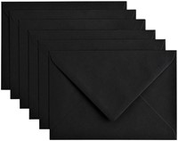 Envelop Papicolor C6 114x162mm ravenzwart 6 Stuk