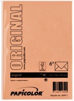 Envelop Papicolor C6 114x162mm oranje 6 Stuk-3