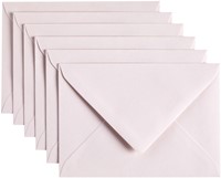 Envelop Papicolor C6 114x162mm lichtroze 6 Stuk