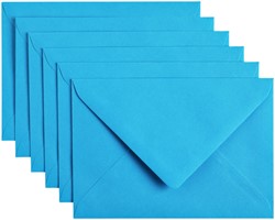 Envelop Papicolor C6 114x162mm hemelsblauw 6 Stuk