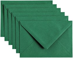 Envelop Papicolor C6 114x162mm dennengroen 6 Stuk