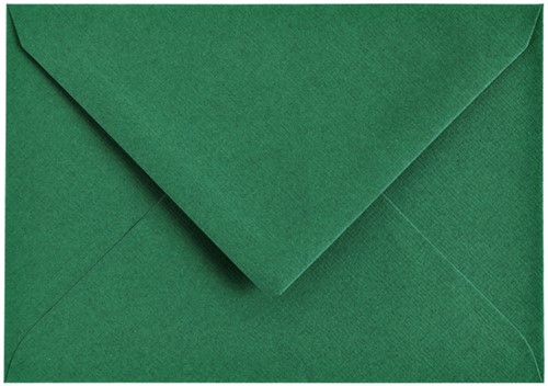 Envelop Papicolor C6 114x162mm dennengroen 6 Stuk-2