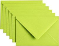 Envelop Papicolor C6 114x162mm appelgroen 6 Stuk