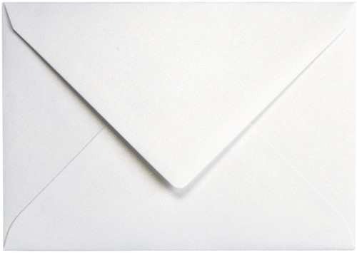 Envelop Papicolor C6 114x162mm metallic parelwit 6 Stuk-2