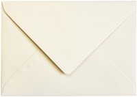 Envelop Papicolor C6 114x162mm metallic ivoor 6 Stuk-2