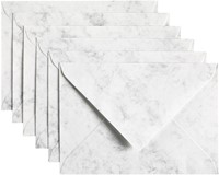 Envelop Papicolor C6 114x162mm marble grijs 6 Stuk