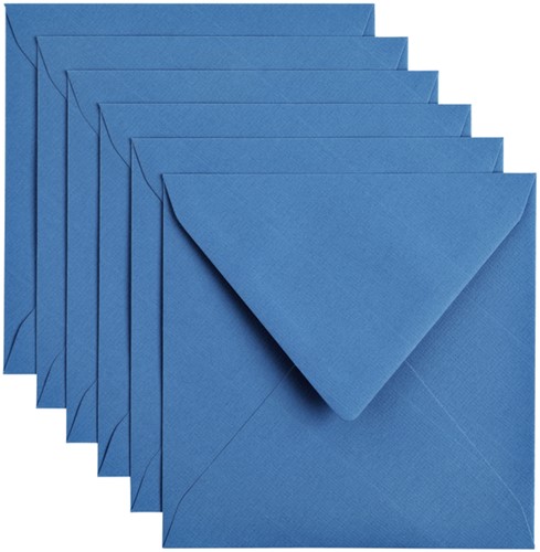 Envelop Papicolor 140x140mm donkerblauw 6 Stuk