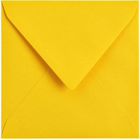 Envelop Papicolor 140x140mm dottergeel 6 Stuk-2