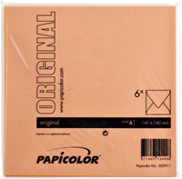 Envelop Papicolor 140x140mm oranje 6 Stuk-3