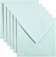Envelop Papicolor 140x140mm zeegroen 6 Stuk