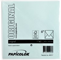 Envelop Papicolor 140x140mm zeegroen 6 Stuk-3