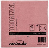 Envelop Papicolor 140x140mm rood 6 Stuk-3