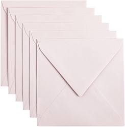 Envelop Papicolor 140x140mm lichtroze 6 Stuk