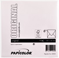 Envelop Papicolor 140x140mm lichtroze 6 Stuk-3