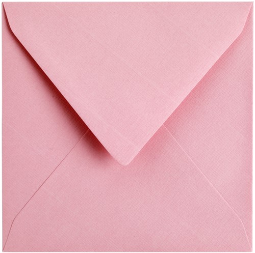 Envelop Papicolor 140x140mm babyroze 6 Stuk-2